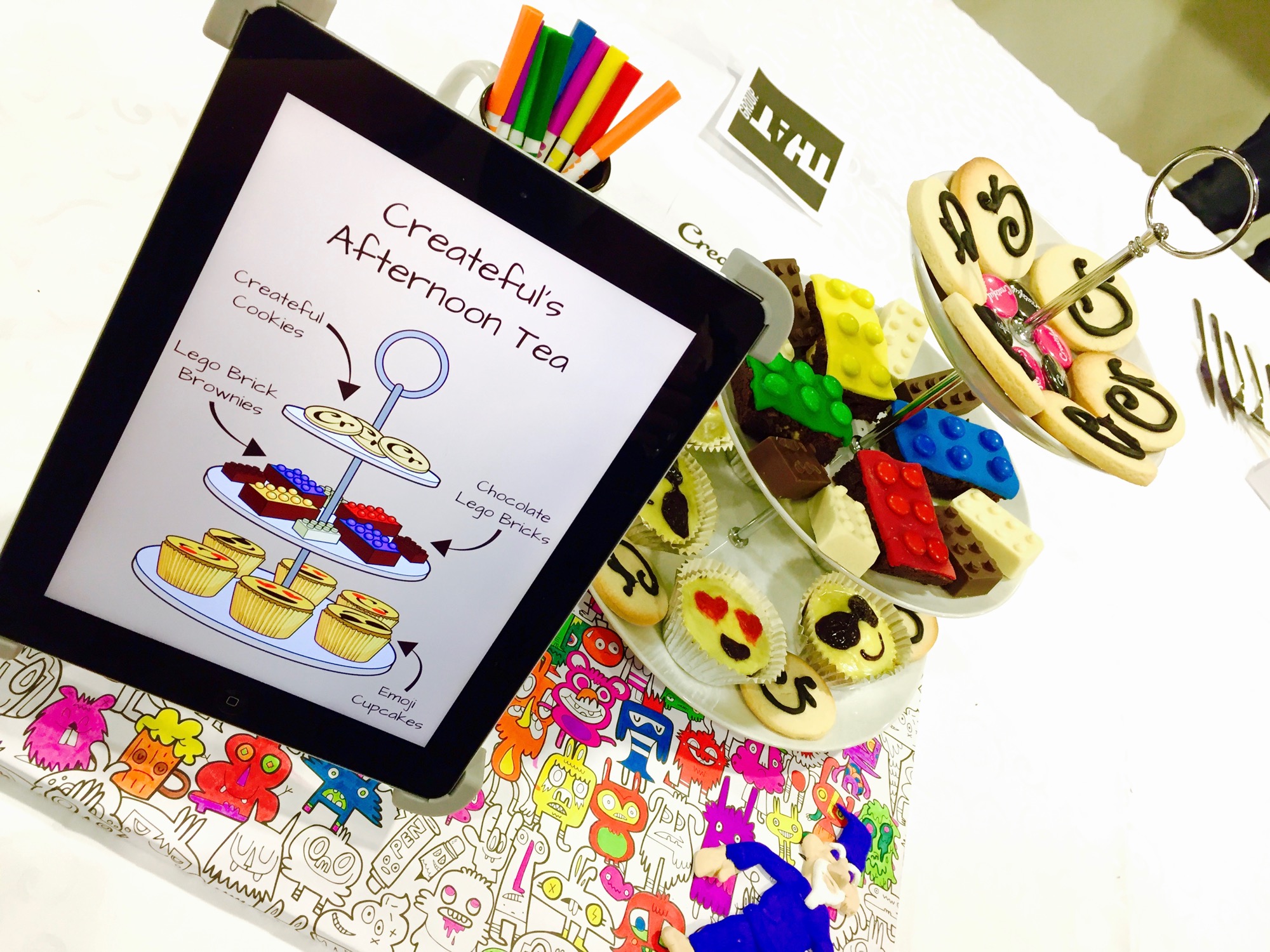 Createful's afternoon tea