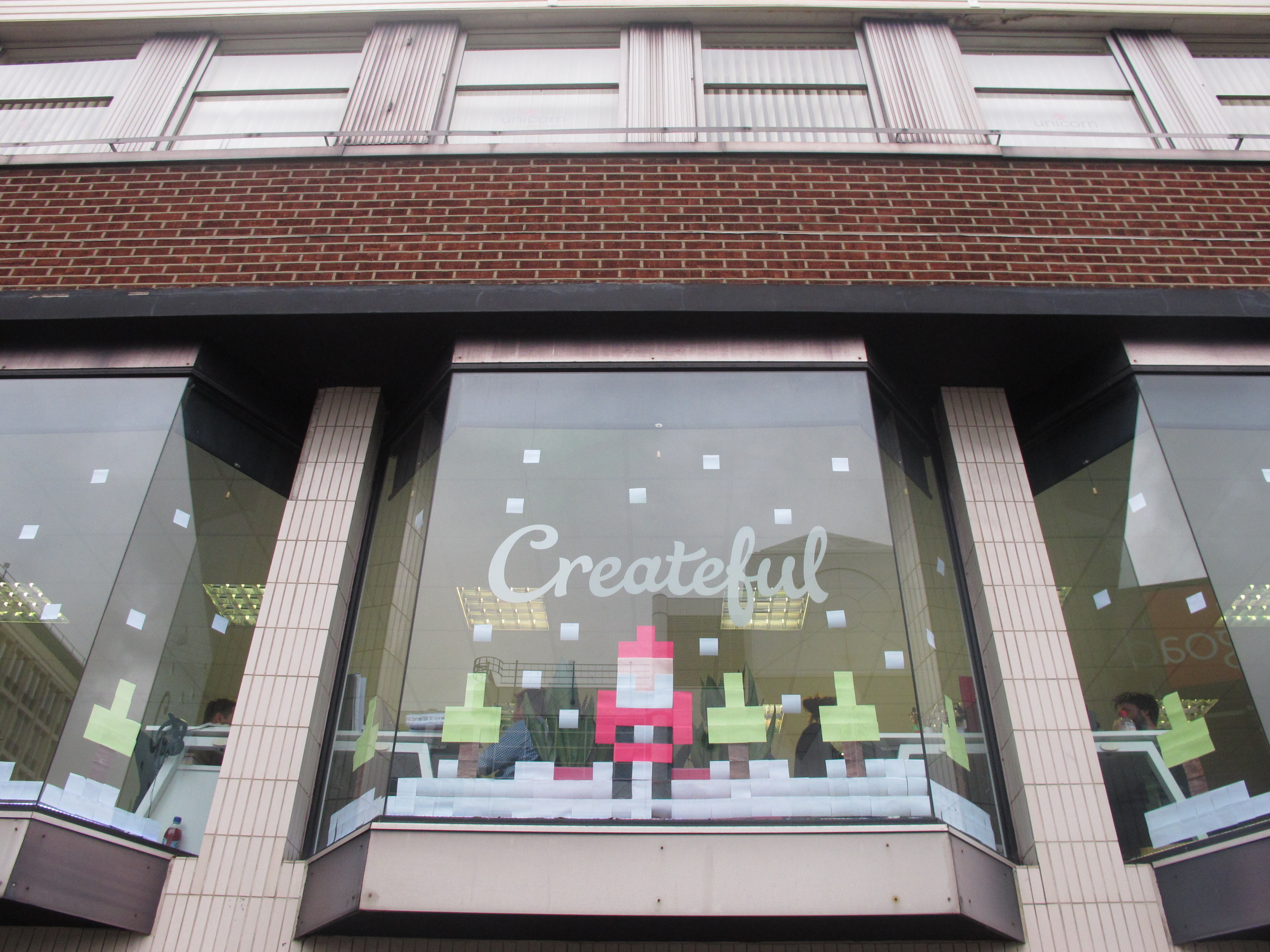 Our Christmas window display from last year